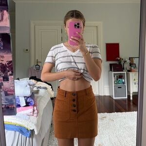 Brown Zara Skirt